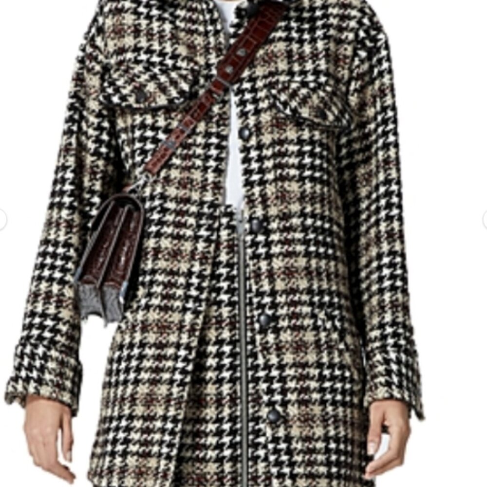 The Kooples Women's Tweed Jacket Black Size 1/S  21274